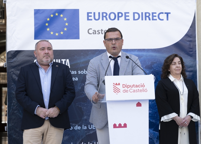 La Diputación de Castellón se suma a la celebración del Día de Europa