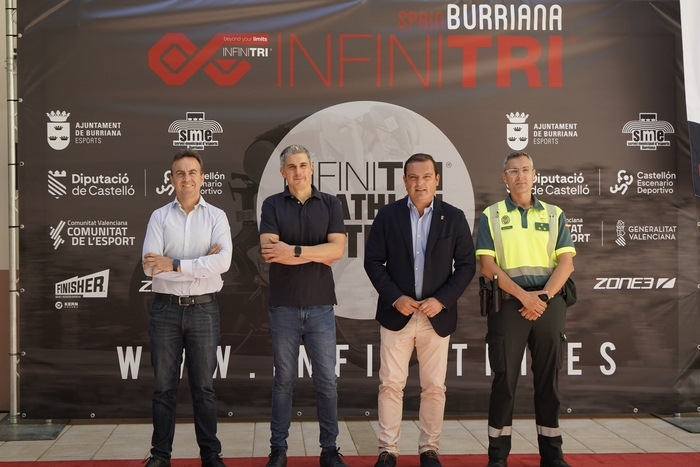 La Diputación de Castellón destaca el ambiente vibrante y festivo que creará la IV edición del Infinitri Burriana Triathlon Festival con más de 700 inscritos