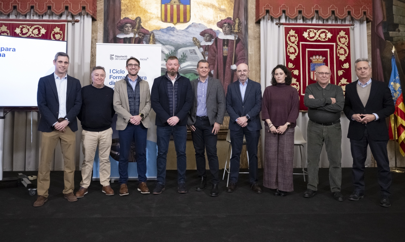La Diputación y Facsa cierran el I Ciclo Formativo para dirigentes del agua con una hoja de ruta para afrontar los grandes desafíos hídricos de Castellón